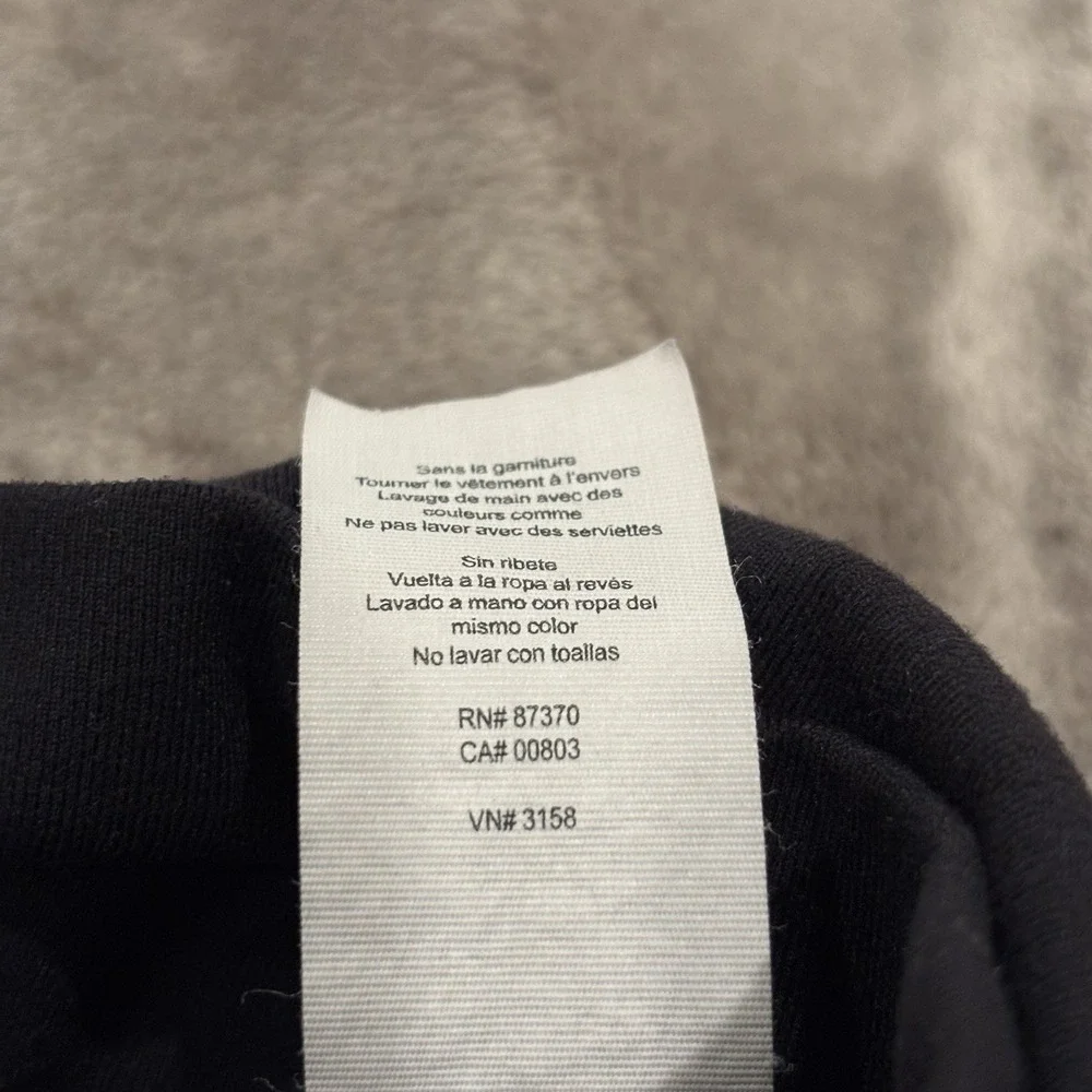 Alo Yoga Leggings Womens XL Moto High Waist Black Athletic Activewear Black